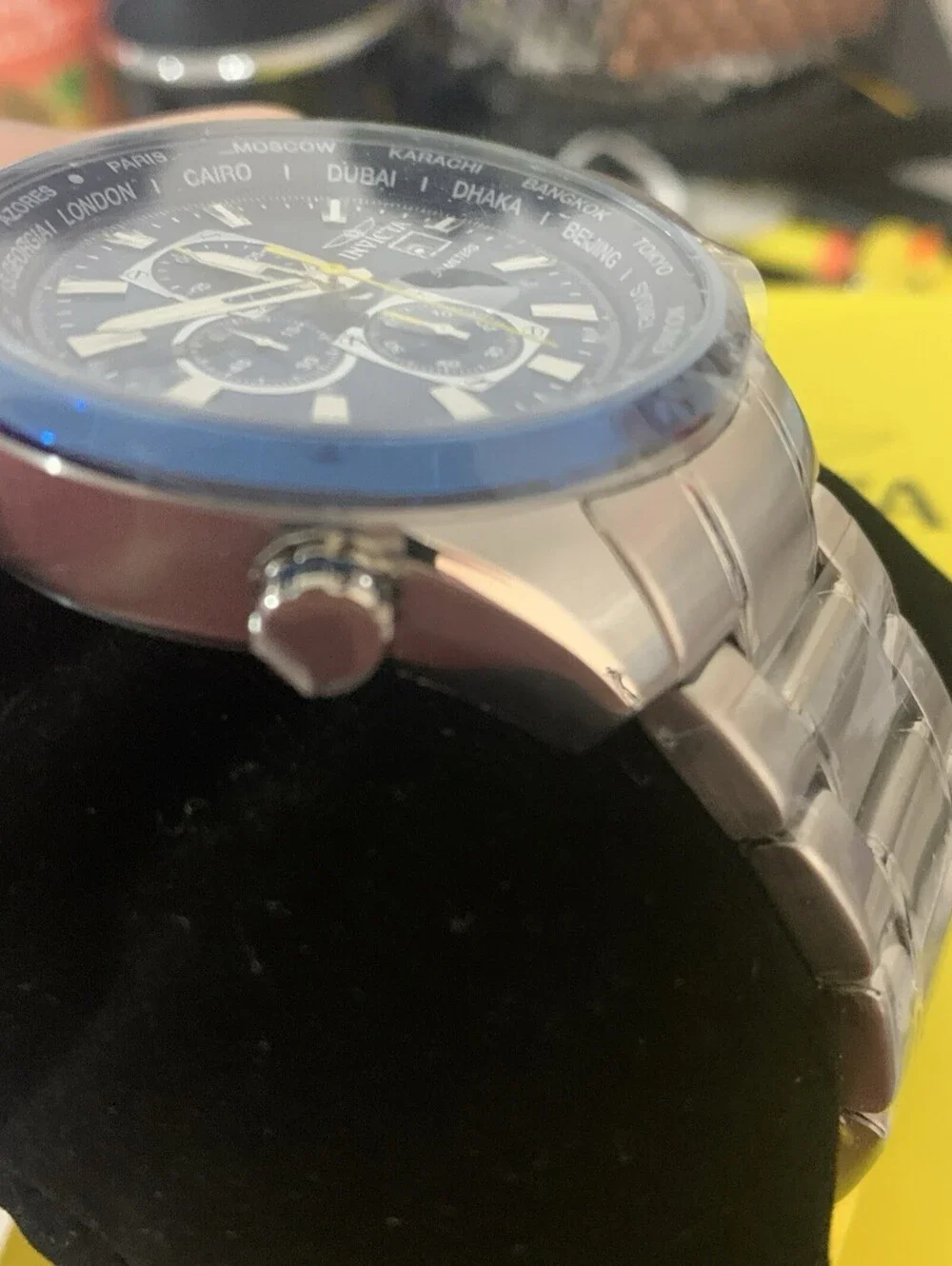 INVICTA Watch Aviator 47818 Pilot design Internal rotating bezel New In Box